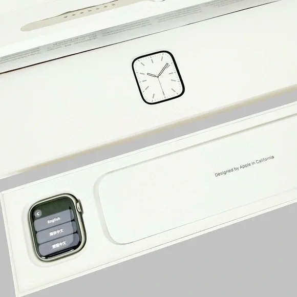 Apple Watch Series 7 41mm Sil Stainless Star - Picture 4 of 10